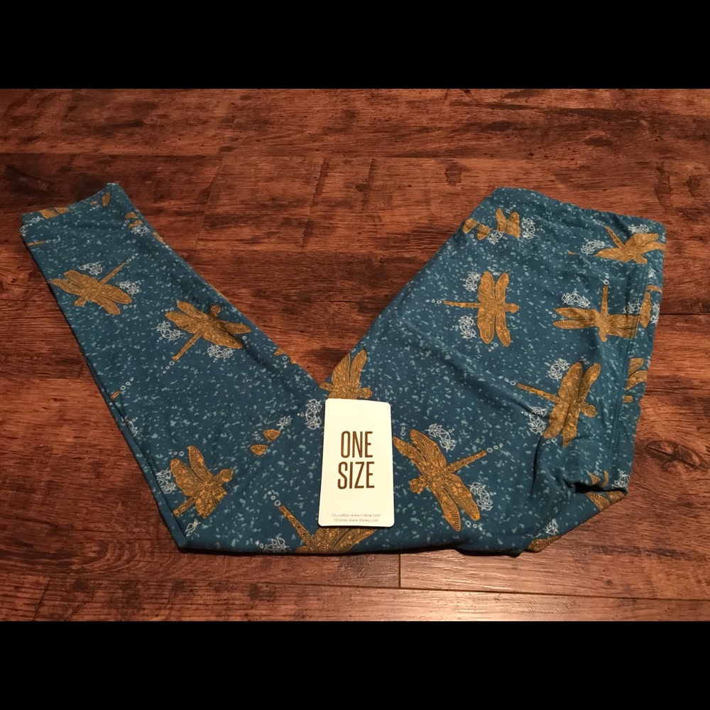 LuLaRoe Leggings with dragonflies